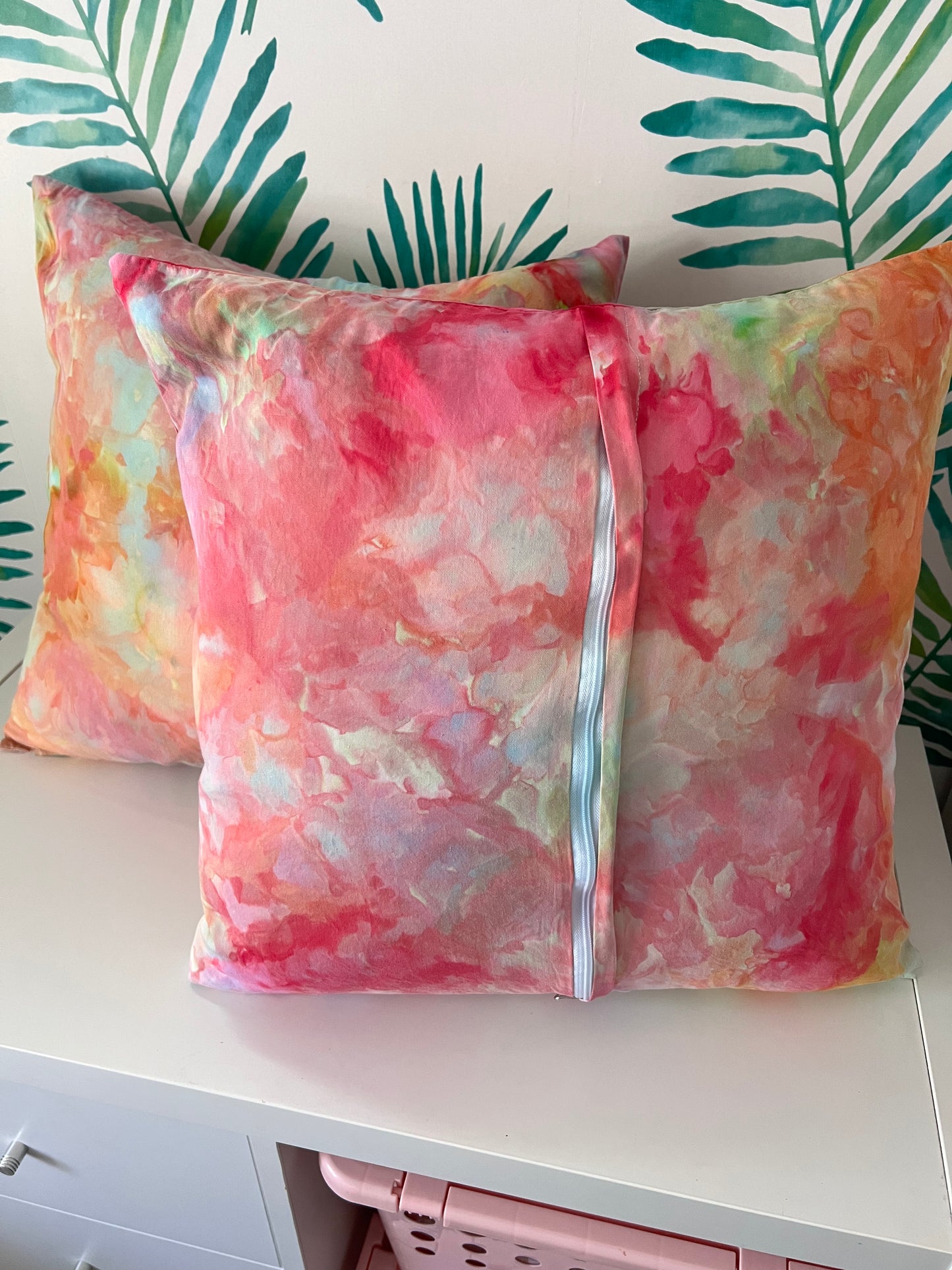 18x18 inch Pillow Covers in Gummy Bear